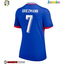 Ženske Nogometnih dresov Francija Antoine Griezmann #7 Domači EP 2024 Kratki rokavi